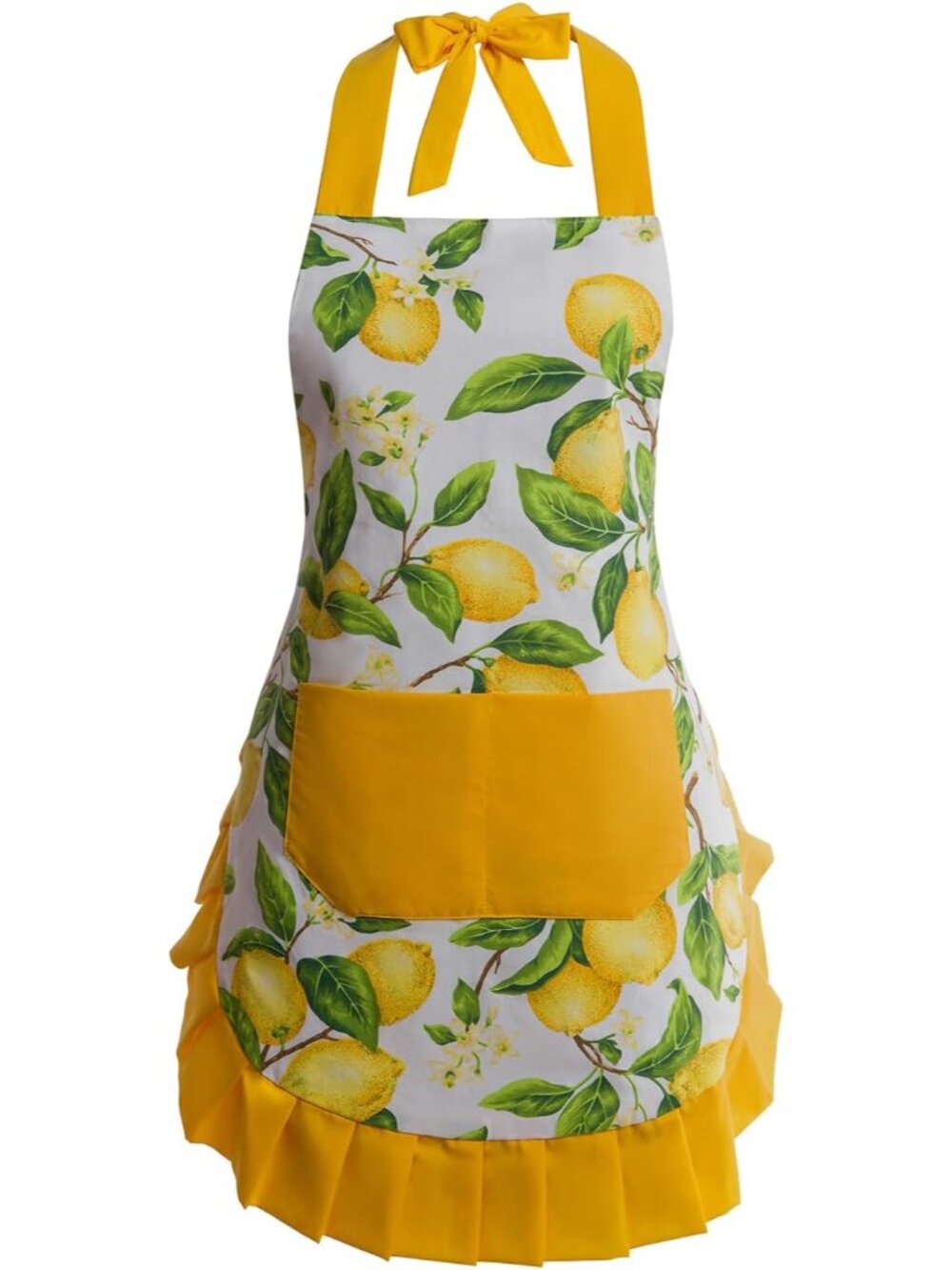 Retro Floral Apron for Women With Pockets for Cooking & Gifting